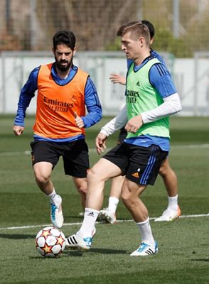 entrenamiento del real madrid