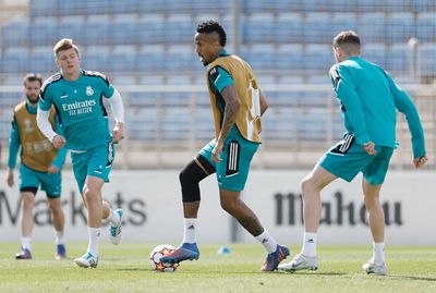 entrenamiento del real madrid