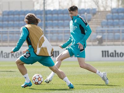 entrenamiento del real madrid