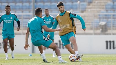 Last training session before hosting Chelsea