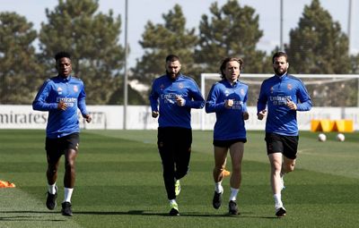 entrenamiento del real madrid