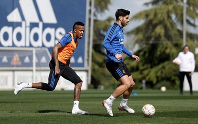 entrenamiento del real madrid