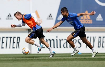 entrenamiento del real madrid