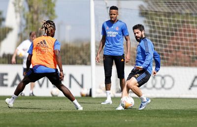 entrenamiento del real madrid
