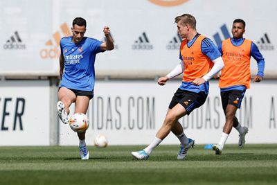 entrenamiento del real madrid