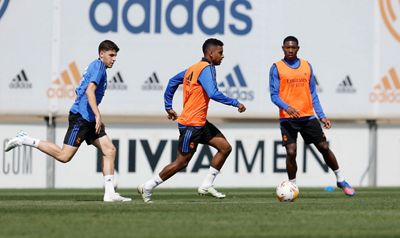 entrenamiento del real madrid