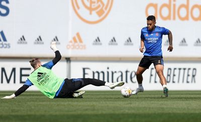 entrenamiento del real madrid