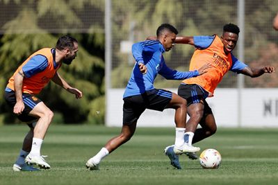 entrenamiento del real madrid