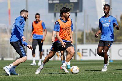 entrenamiento del real madrid
