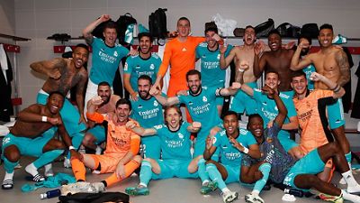 Inside Real Madrid: así se celebró la remontada en el vestuario