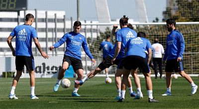 entrenamiento del real madrid