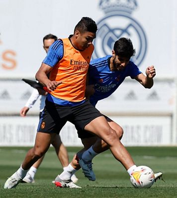 entrenamiento del real madrid