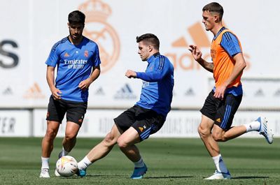 entrenamiento del real madrid