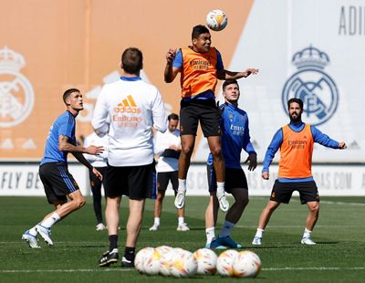 entrenamiento del real madrid