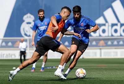 entrenamiento del real madrid