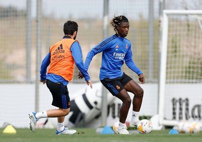 entrenamiento del real madrid