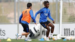 Último treino antes da visita ao Osasuna