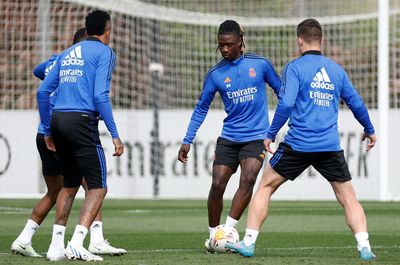 entrenamiento del real madrid