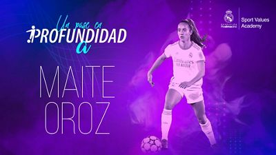Maite Oroz en Sport Values Academy TV, la plataforma de la Fundación