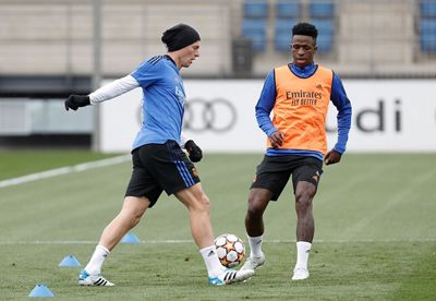 entrenamiento del real madrid