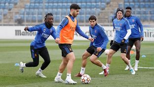 L'équipe prépare le match contre Manchester City