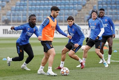 entrenamiento del real madrid