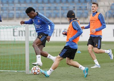entrenamiento del real madrid