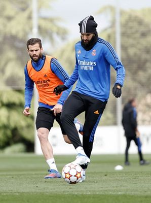 entrenamiento del real madrid