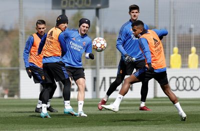 entrenamiento del real madrid