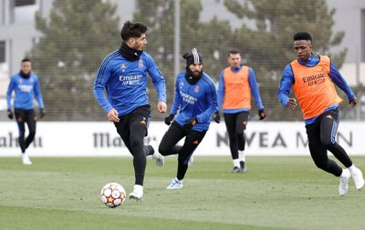 entrenamiento del real madrid