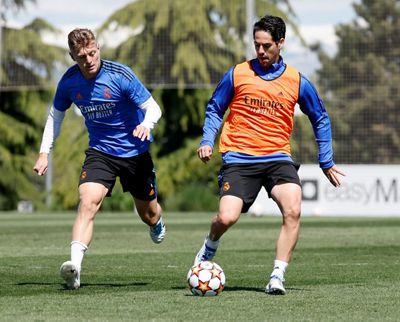 entrenamiento del real madrid