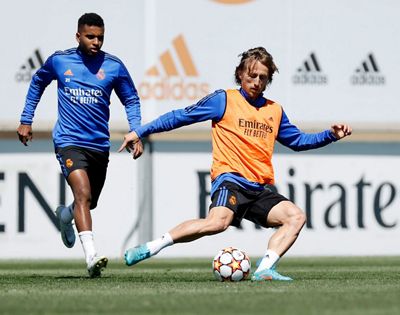 entrenamiento del real madrid