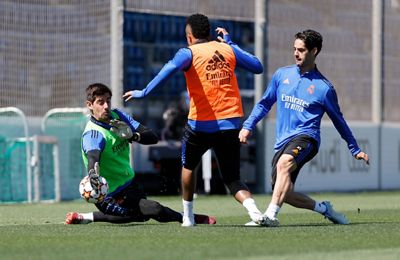 entrenamiento del real madrid