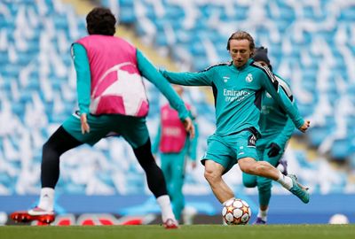 entrenamiento del real madrid