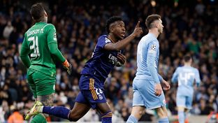 O golo de Vini Jr. no Etihad Stadium eleito o melhor das meias-finais da Champions