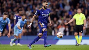 O golo de Benzema à Panenka frente ao Manchester City