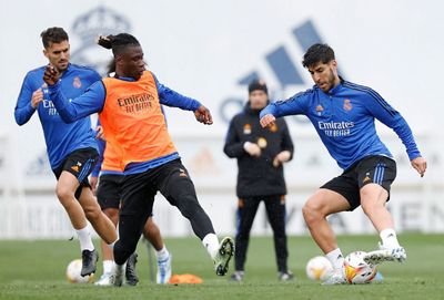 entrenamiento del real madrid