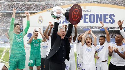 Ancelotti, the first manager to win the top five league titles