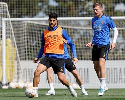 entrenamiento del real madrid