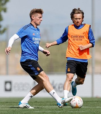 entrenamiento del real madrid