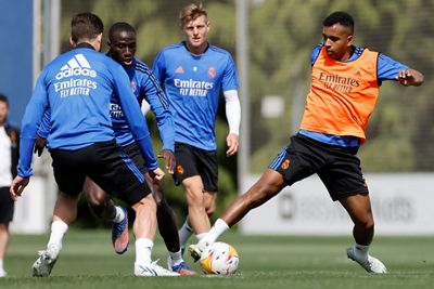 entrenamiento del real madrid