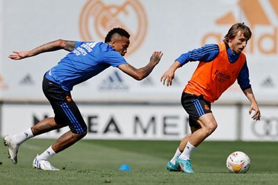 entrenamiento del real madrid