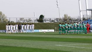 Minute's silence at the Alfredo Di Stéfano