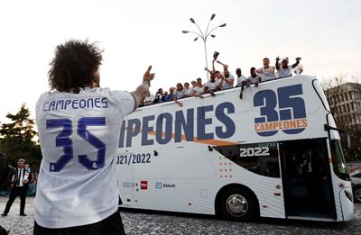 el madridismo celebró la 35ª liga en cibeles