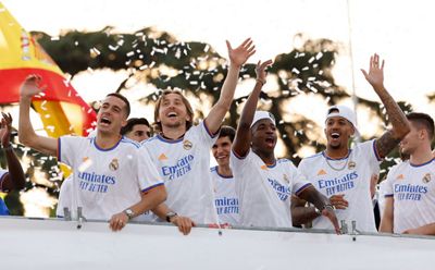 el madridismo celebró la 35ª liga en cibeles