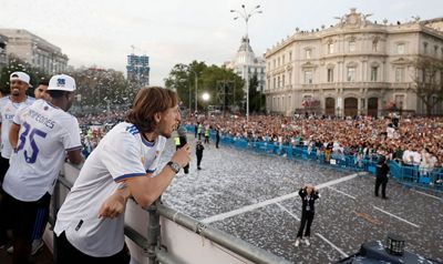 el madridismo celebró la 35ª liga en cibeles