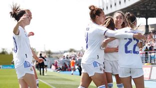 Real Madrid defeat Madrid CFF in stoppage time