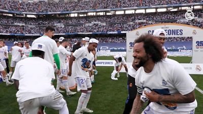 Inside Real Madrid: La inmensa felicidad del capitán Marcelo, el jugador con más títulos en la historia del club