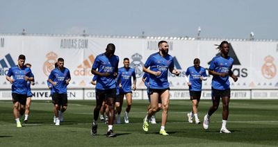entrenamiento del real madrid