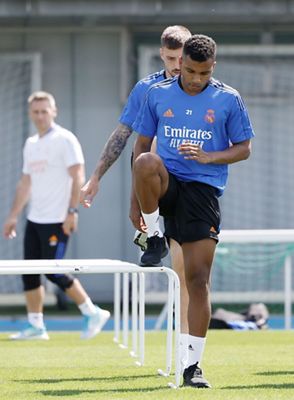 entrenamiento del real madrid